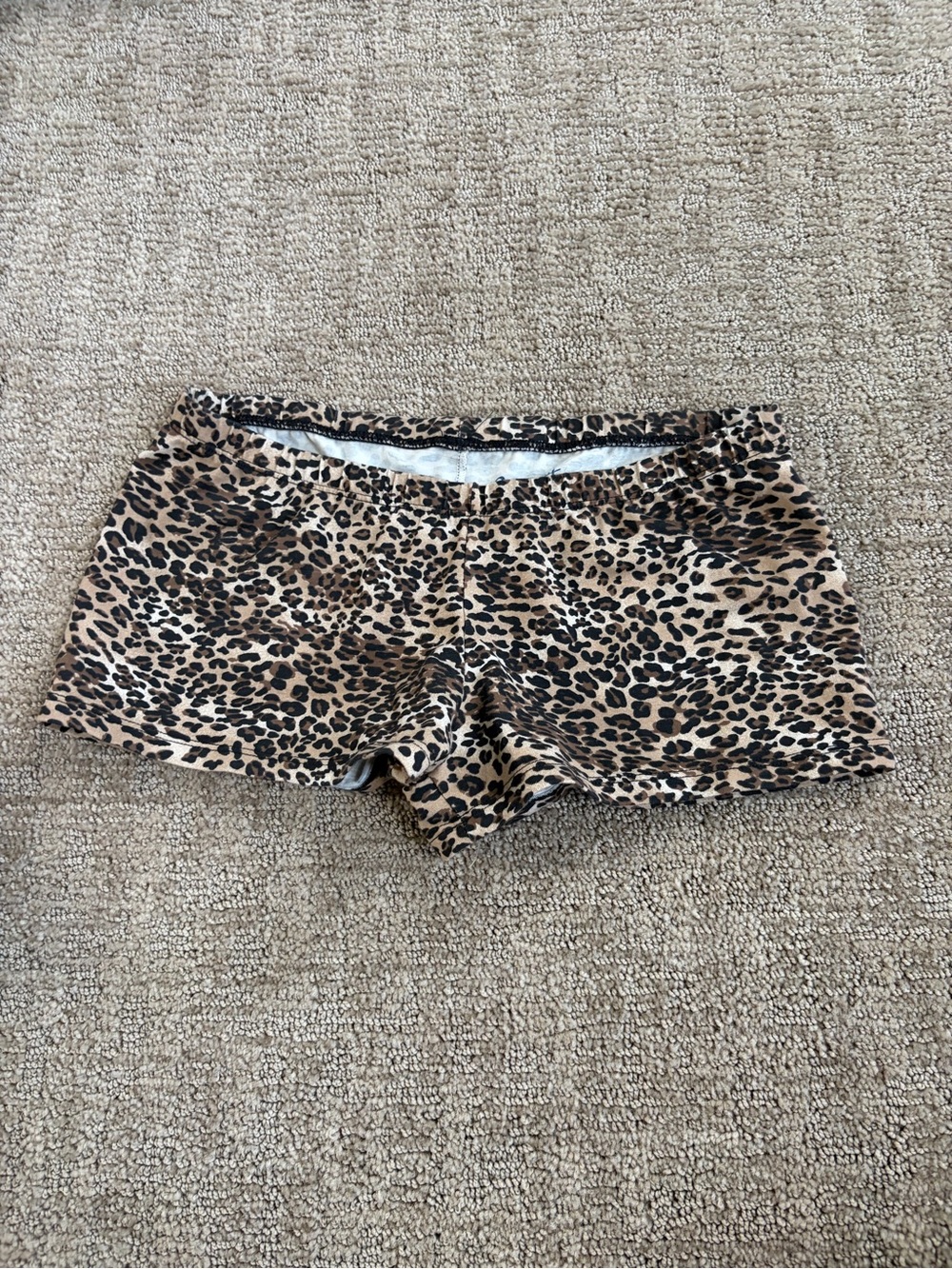 NWOT Brandy Melville Rare Cheetah Print Micro Shorts One Size